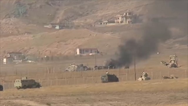 تقدم قوات البشمركة باتجاه بعشيقة