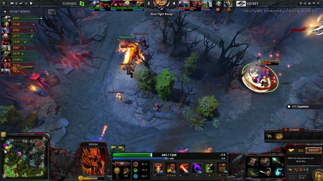 Secret vs FlipSide Grand Final Dota Pit 2016 EU Highlights Dota 2_8