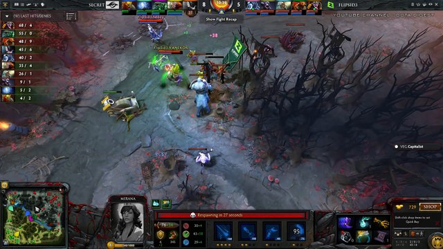 Secret vs FlipSide Grand Final Dota Pit 2016 EU Highlights Dota 2_51