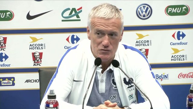 Foot - CM 2018 (Q) - Bleus : Deschamps «La compatibilité existe entre Griezmann, Giroud et Gameiro»