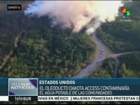 EE.UU.: activistas rechazan proyecto de oleoducto en Standing Rock
