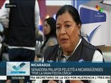 Senadora mexicana felicita al pueblo de Nicaragua por su civilidad