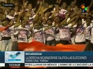 Oposición en Nicaragua desconoce resultados de elección general