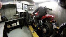 MV Agusta F3 675 on the dyno