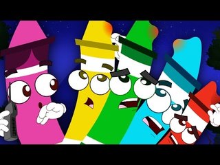 five little crayons | colors song | learn colors | nursery rhymes | kids song