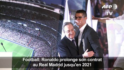 Football : Ronaldo prolonge au Real Madrid jusqu'en 2021