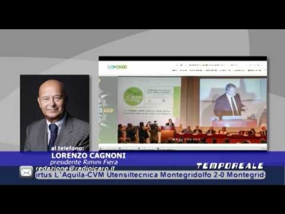 Al via Ecomondo. Intervista a tutto tondo col presidente di Rimini Fiera Cagnoni
