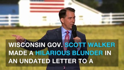 Mazel Tov! Gov. Scott Walker confuses Hebrew phrase with Molotov