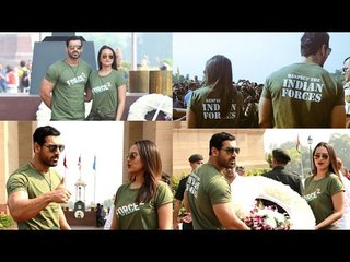 John Abraham & Sonakshi Sinha Pay Tribute to Indian Army