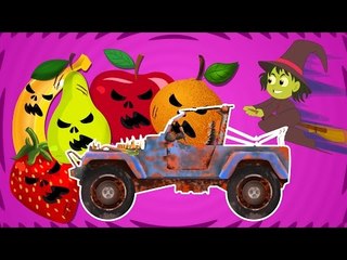 Halloween Fruits Ride | Halloween Vidoes for kids