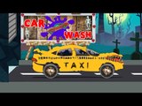 scary taxi | car wash | Halloween for kids