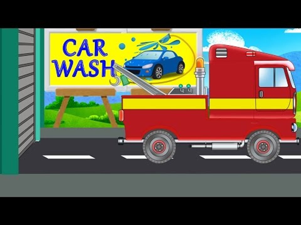 tow truck car wash game for toddlers video Dailymotion