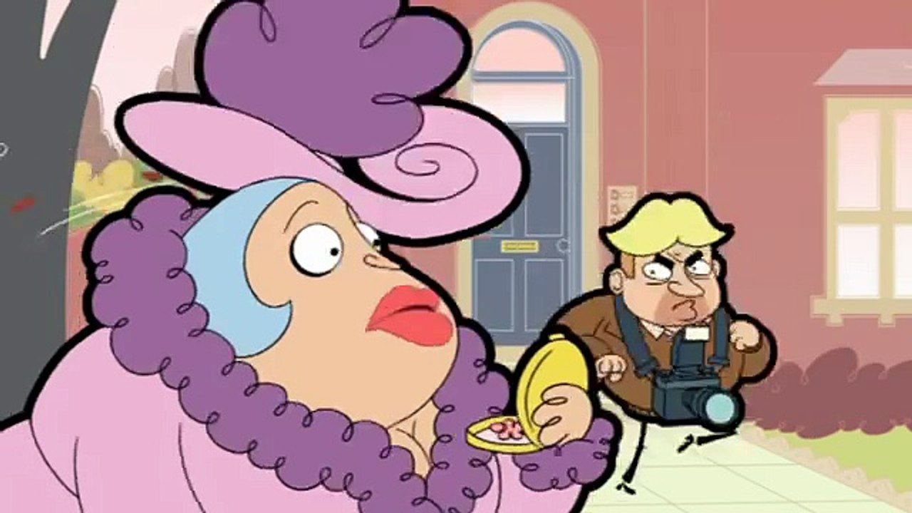 Mr Bean - In a Wig -- Mr. Bean trägt eine Perücke