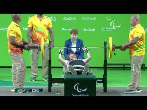 Powerlifting | wins MEZEI Katalin | Women’s -50kg | Rio 2016 Paralympic Games
