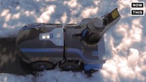 This robot can plow snow out of your driveway