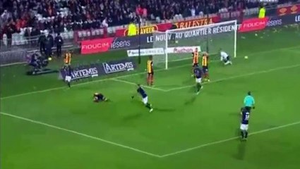 But de Mouaad Madri le Marocain - Racing Club De Lens 1-1 AC Ajaccio - (07/11/2016)