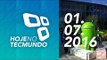 Hoje no TecMundo (Ao Vivo) — 01/07/2016 — Android Nougat, Malware BIZARRO e preços do Netflix!
