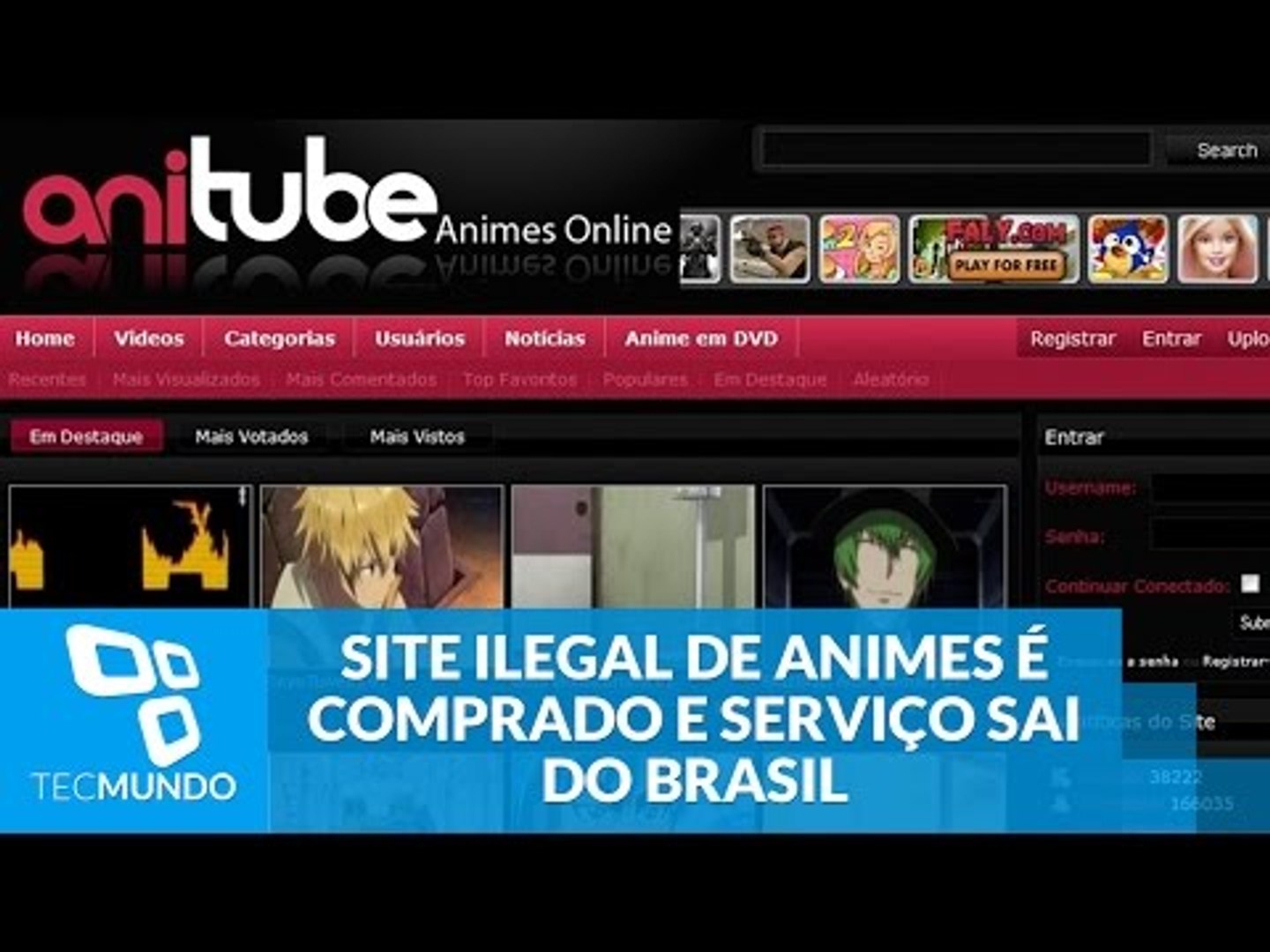 Categorias - Animes Online