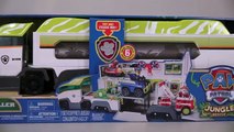 Paw Patrol Jungle Rescue Patroller Truck & ATV Vehicle Toy w/ Ryder Unboxing Review Nickelodeon