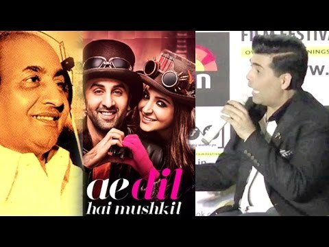 ​Karan Johar Finally Replies On Mohammed Rafi's INSULT In Ae Dil Hai Mushkil Movie