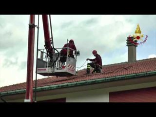 Acquasanta Terme (AP) - Ripristino tetto (06.11.16)