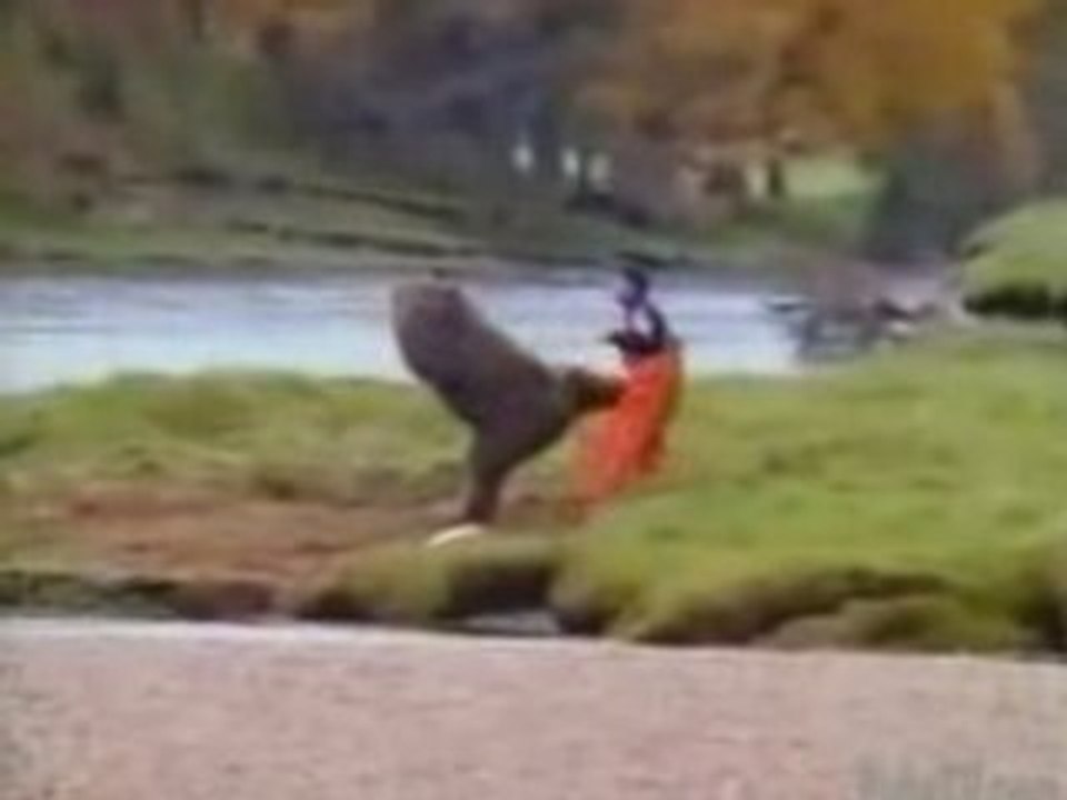 l'ours et le pecheur