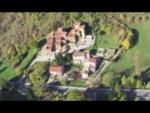 Terremoto - Sant'Antonio di Visso, immagini aeree (27.10.16)