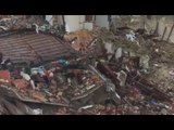 Amatrice (RI) - Terremoto, crollano Palazzo Rosso e sede del Comune (27.10.16)