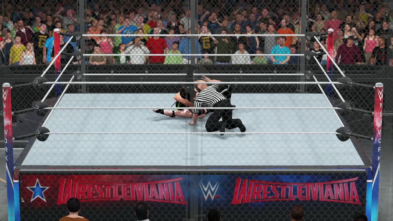 WWE 2K17 eazy b v sting