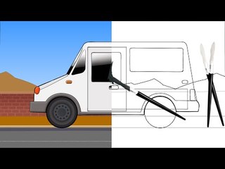Coloring Book | Color Book | Learn Colors | Mail Truck