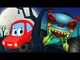 Little Red Car Rhymes - Little Red Car And The Haunted House Monster Truck | Scary Monster Truck