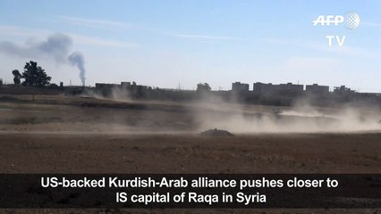 US-backed forces push closer to IS 'capital' Raqa