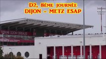 D2 (J8) DIJON - METZ ESAP, Résumé et interviews (2016)