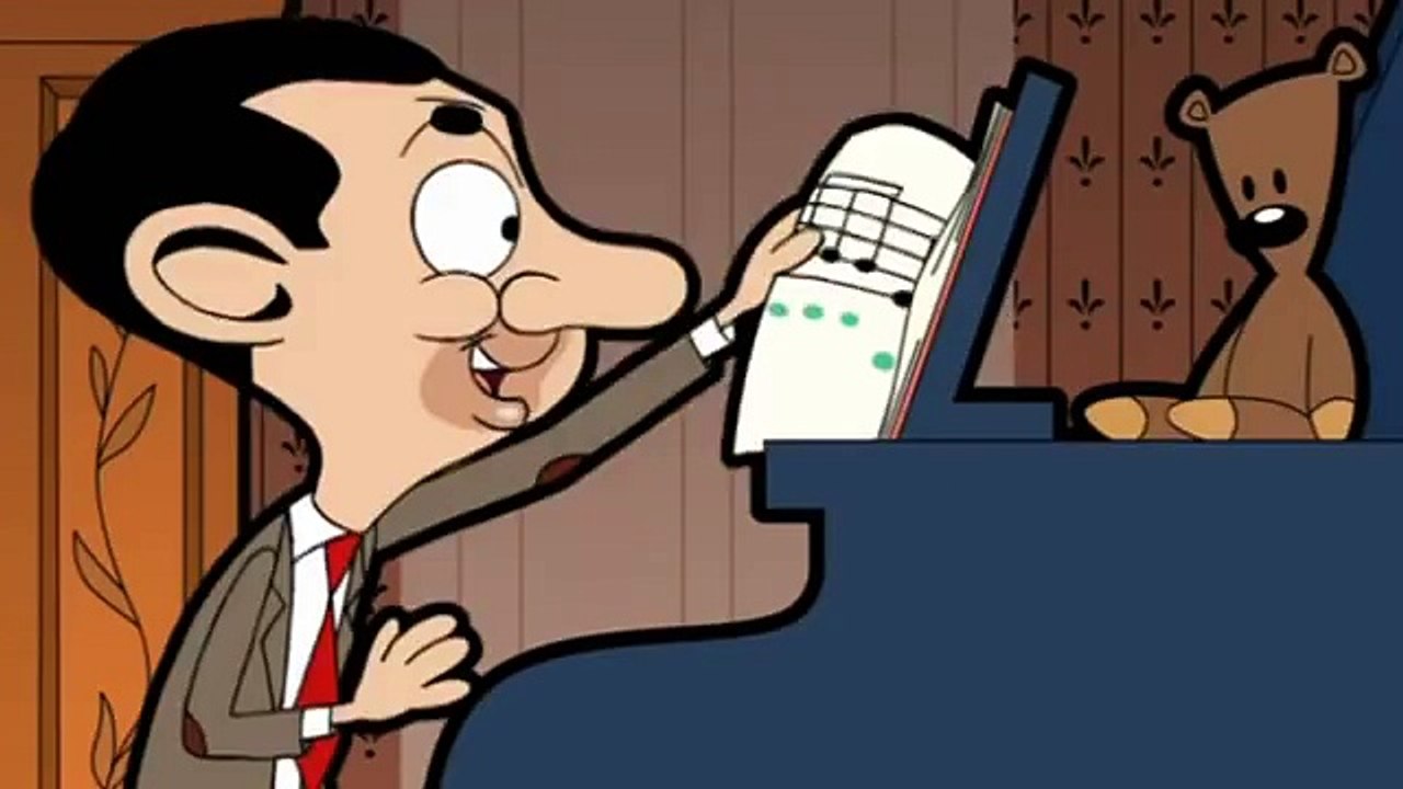 Mr Bean - Learning piano