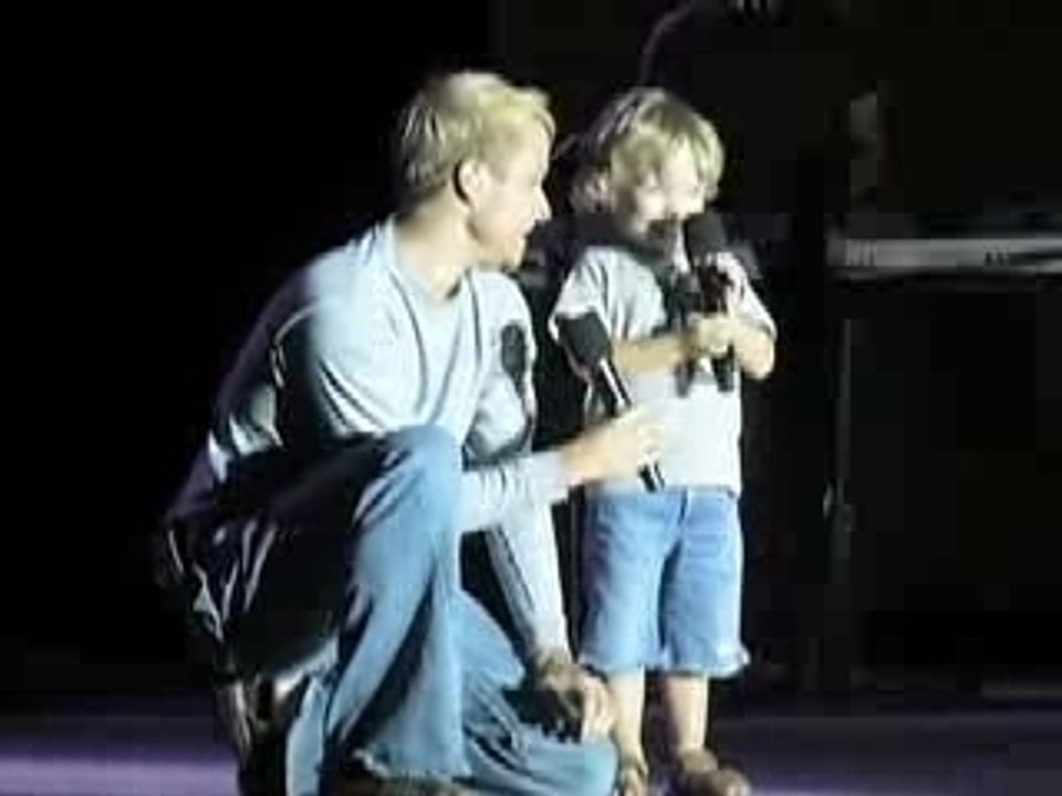 Brian and Baylee Littrell - singing and talking