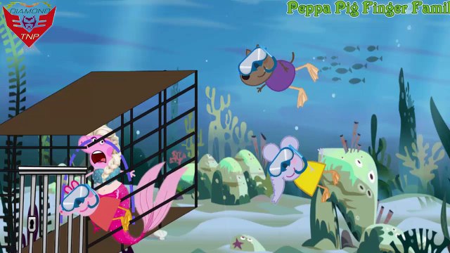 Peppa Pig Superheroe Finger Family★Peppa Pig English Angel Save Family PeppaPig From George Devil#2