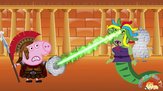Peppa Pig Español Mythology Ancient Egypt Legend /Peppa Pig Ancient Egypt Warriors vs Medusa