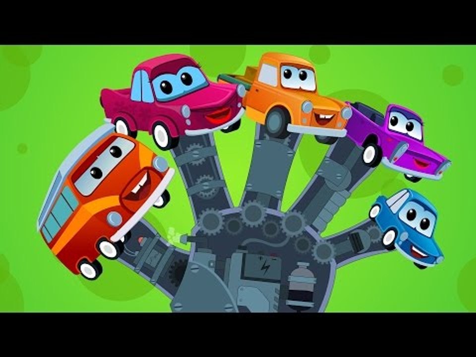 Cars Cartoons - Zeek And Friends | We Are The Finger Family | Car Rhymes For Children