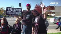 Des électeurs de Trump confiants à un jour de la présidentielle