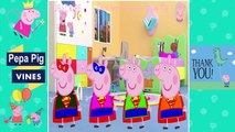 Peppa Pig Vines | Five Little Peppa Superman Finger Family Nursery Rhymes Lyrics