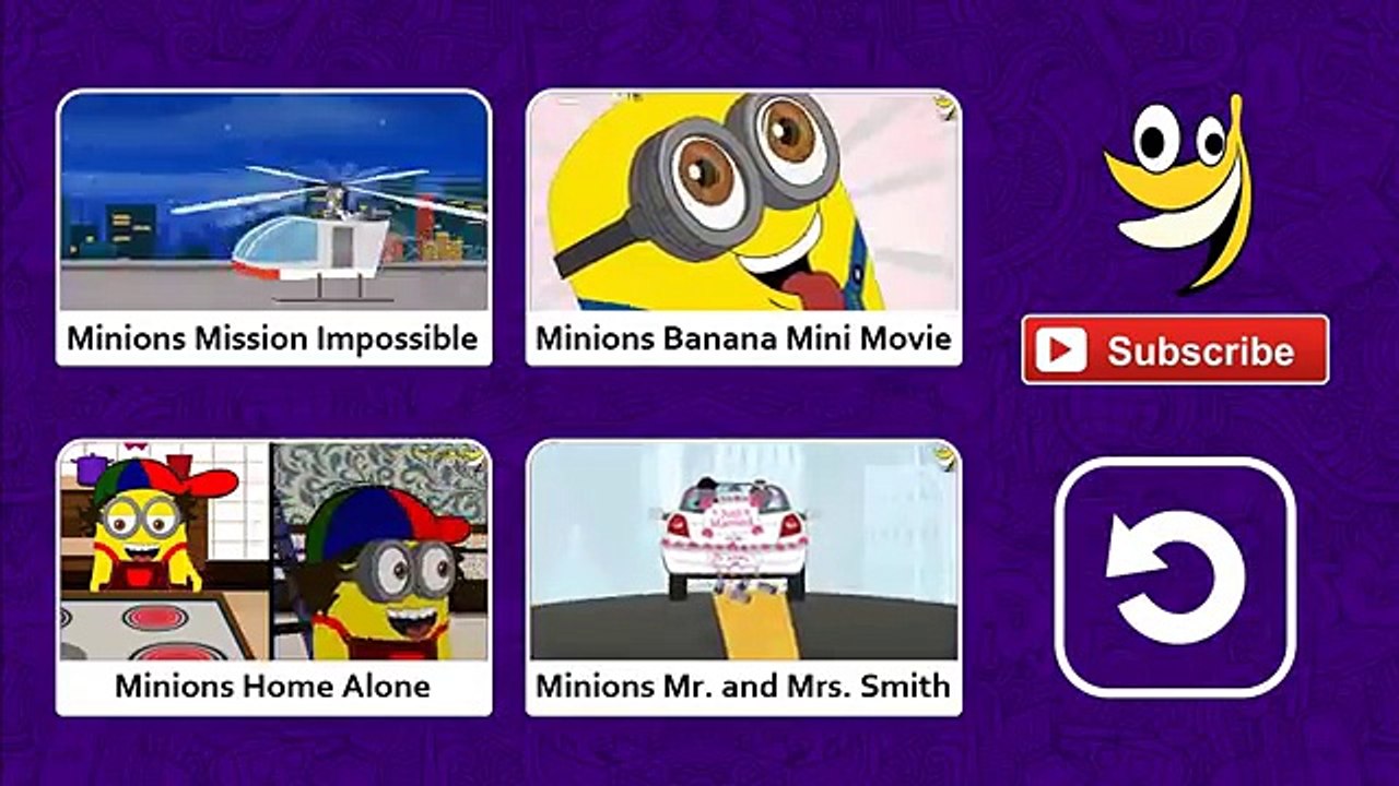 Minions Banana Balloon Strings Funny Cartoon ~ Minions Mini Movies 2016 HD 40