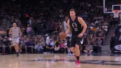Top5: Griffin Gets the Dunk and-1 vs Spurs - 11/07/16