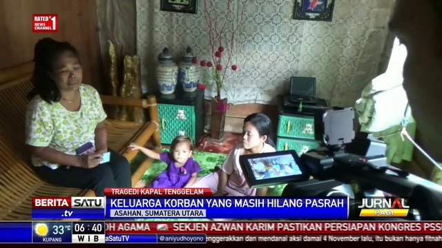 Keluarga Korban Kapal Tenggelam di Selat Malaka Pasrah