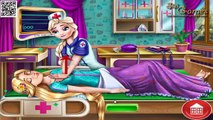 Rapunzel Tangled, Princess Elsa Frozen, Anna Frozen & Super Barbie Resurrection Emergency Games