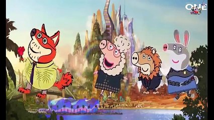 Five littel Crying Peppa Pig Jumping on the Bed Nursery Rhymes & More Lyrics||animation for children