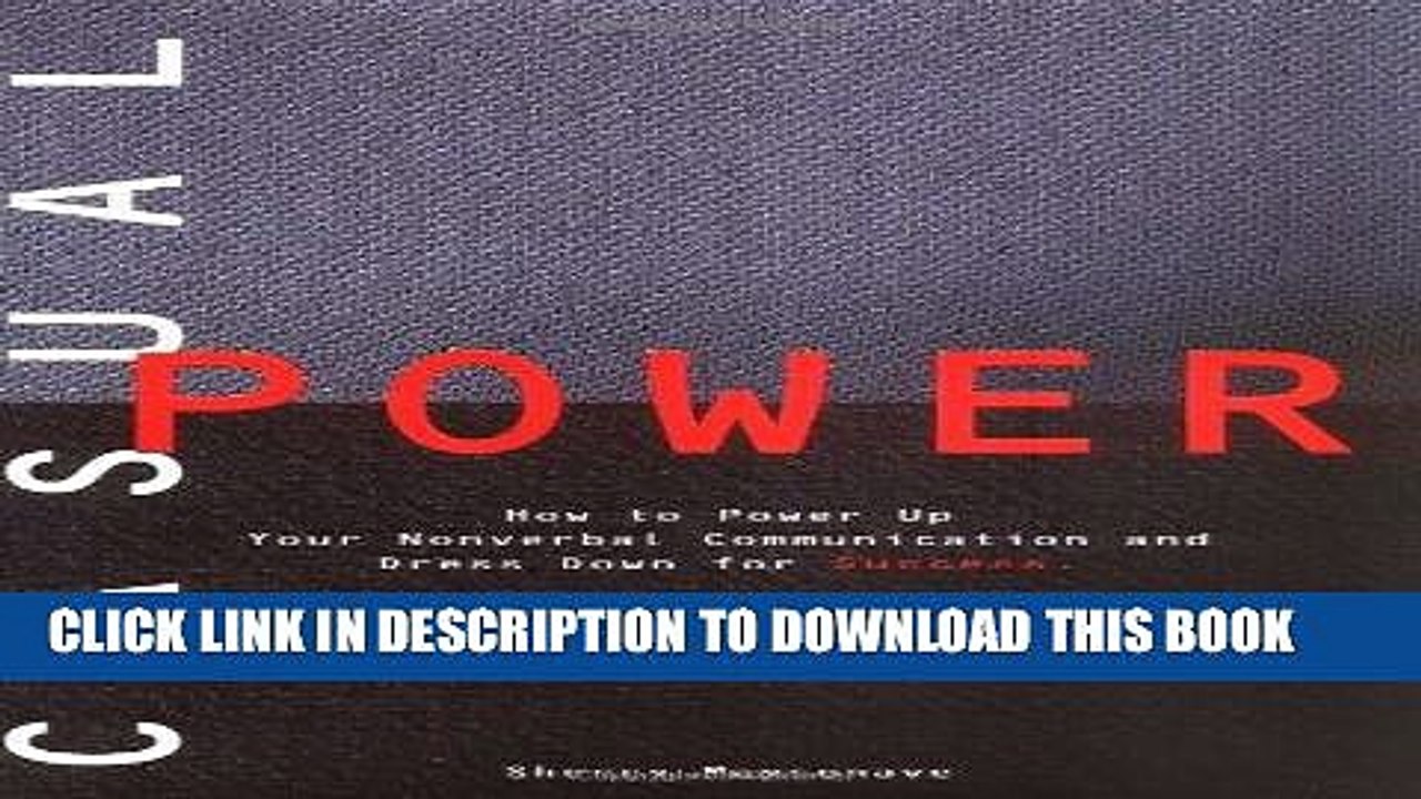 [PDF] Casual Power:: How to Power Up Your Nonverbal Communication   Dress Down for Success Popular