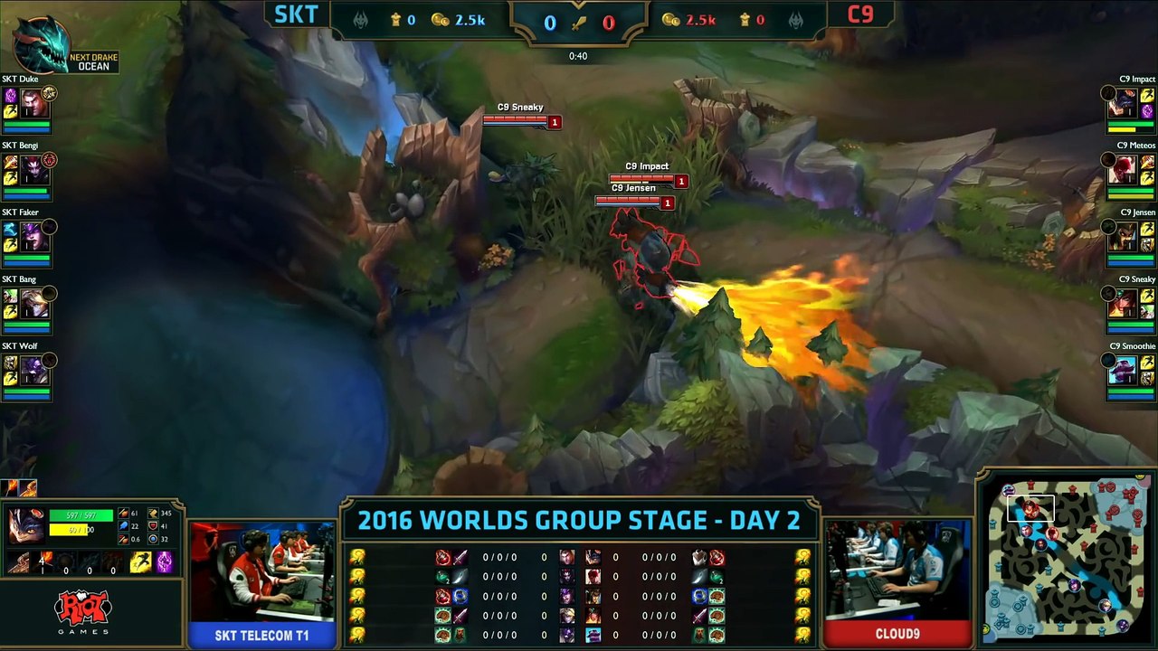 SKT vs C9, S6 Worlds 2016 Match 7 Group B Day 2, SK Telecom T1 vs Cloud 9_22