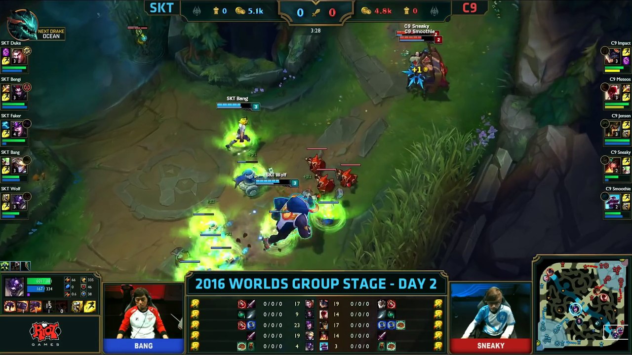 SKT vs C9, S6 Worlds 2016 Match 7 Group B Day 2, SK Telecom T1 vs Cloud 9_27