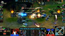 SKT vs FW (Bo1) - LOL World Championship 2016 Day 4 - SKT T1 vs FW - SKT T1 vs Flash Wolves_54