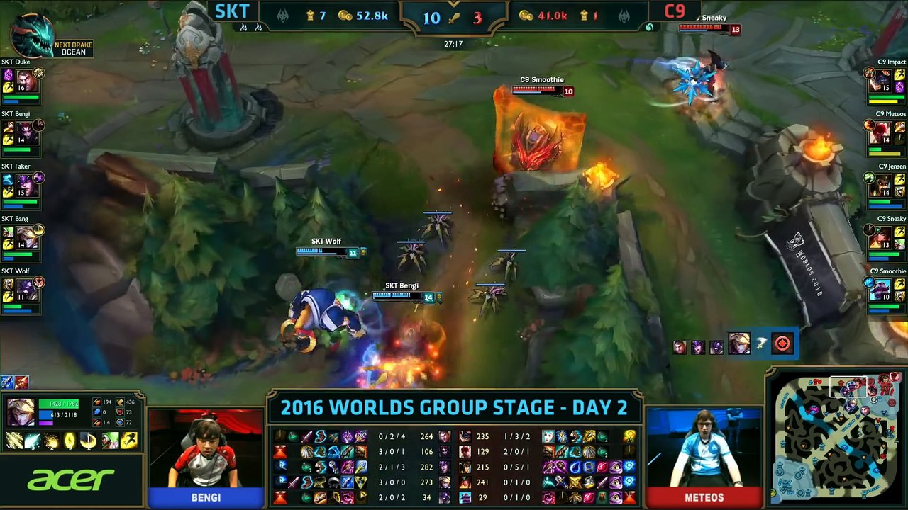 SKT vs C9, S6 Worlds 2016 Match 7 Group B Day 2, SK Telecom T1 vs Cloud 9_71